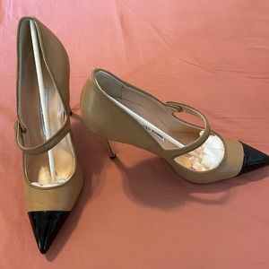 Manolo Blahnik Campari cap -beige